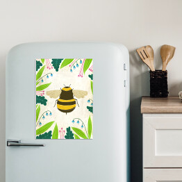 Magnes dekoracyjny Pszczoła, robaczki