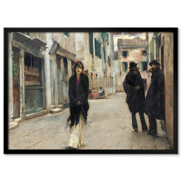 Obraz klasyczny John Singer Sargent Street in Venice. Reprodukcja obrazu