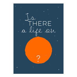 Plakat Ilustracja - Is there a life...? - Bowie