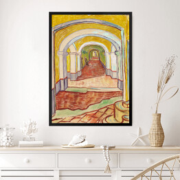 Obraz w ramie Vincent van Gogh Corridor in the Asylum. Reprodukcja