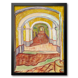 Obraz w ramie Vincent van Gogh Corridor in the Asylum. Reprodukcja