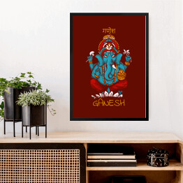 Obraz w ramie Ganesh - mitologia hinduska