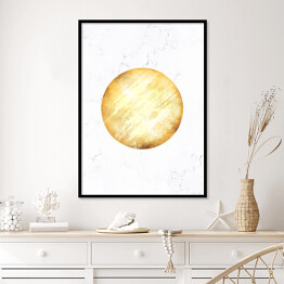 Plakat w ramie Złote planety - Jowisz
