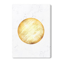 Obraz na płótnie Złote planety - Jowisz