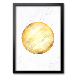 Obraz w ramie Złote planety - Jowisz