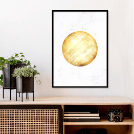 Plakat w ramie Złote planety - Jowisz