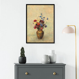 Plakat w ramie Odilon Redon Kwiaty w wazonie. Reprodukcja obrazu