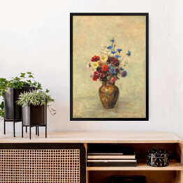 Obraz w ramie Odilon Redon Kwiaty w wazonie. Reprodukcja obrazu