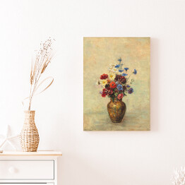 Obraz na płótnie Odilon Redon Kwiaty w wazonie. Reprodukcja obrazu