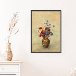 Plakat w ramie Odilon Redon Kwiaty w wazonie. Reprodukcja obrazu