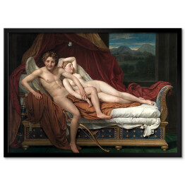 Obraz klasyczny Jacques-Louis David Kupidyn i Psyche Reprodukcja