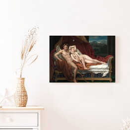 Obraz klasyczny Jacques-Louis David Kupidyn i Psyche Reprodukcja