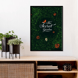 Plakat w ramie "Tajemniczy ogród" - ilustracja