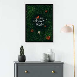 Plakat w ramie "Tajemniczy ogród" - ilustracja