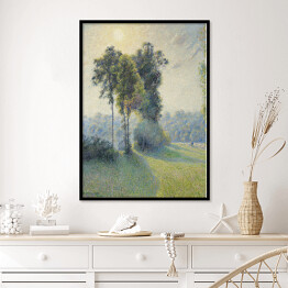 Plakat w ramie Camille Pissarro Krajobraz Saint-Charles przy Gisors. Reprodukcja