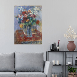 Plakat samoprzylepny Camille Pissarro Bukiet kwiatów. Reprodukcja