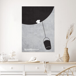 Plakat samoprzylepny "The Silence of the Lambs" - minimalistyczna kolekcja filmowa
