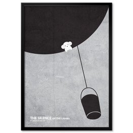 Plakat w ramie "The Silence of the Lambs" - minimalistyczna kolekcja filmowa