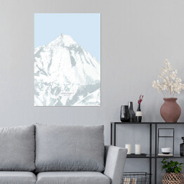 Plakat samoprzylepny Dhaulagiri - szczyty górskie