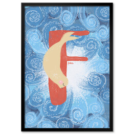 Obraz klasyczny Zwierzęcy alfabet - F jak foka