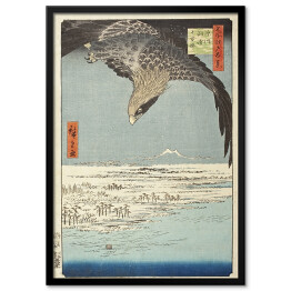 Plakat w ramie Utugawa Hiroshige Fukagawa Susaki and Jūmantsubo. Reprodukcja obrazu