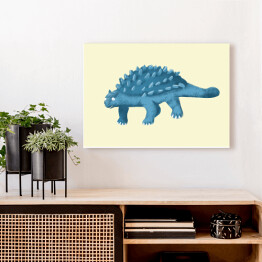 Obraz klasyczny Prehistoria - niebieski dinozaur