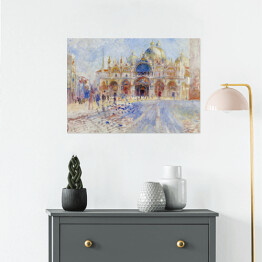 Plakat Auguste Renoir "Plac św. Marka w Wenecji" - reprodukcja