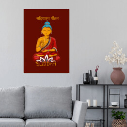 Plakat Buddha - mitologia hinduska