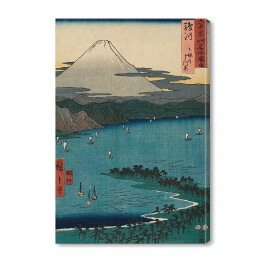 Obraz na płótnie Utugawa Hiroshige Suruga Province Miho Pine Grove. Reprodukcja obrazu