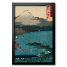 Obraz w ramie Utugawa Hiroshige Suruga Province Miho Pine Grove. Reprodukcja obrazu