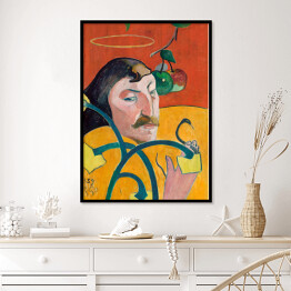 Plakat w ramie Paul Gauguin "Autoportret" - reprodukcja