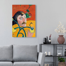 Obraz na płótnie Paul Gauguin "Autoportret" - reprodukcja