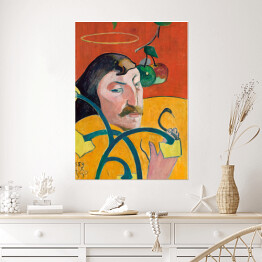 Plakat samoprzylepny Paul Gauguin "Autoportret" - reprodukcja
