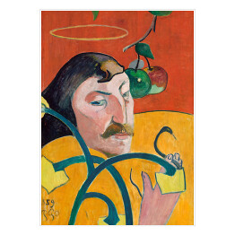 Plakat samoprzylepny Paul Gauguin "Autoportret" - reprodukcja