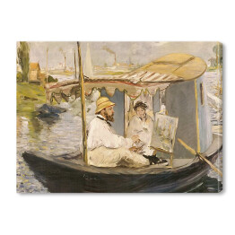 Obraz na płótnie Edouard Manet "Łódź" - reprodukcja
