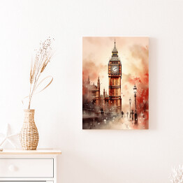 Obraz klasyczny Big Ben. Londyn akwarela