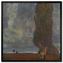 Plakat w ramie Gustav Klimt "Duża topola II" - reprodukcja