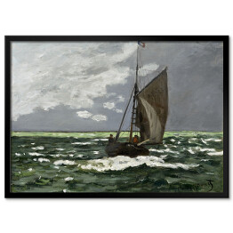 Obraz klasyczny Claude Monet Krajobraz morski Burza Reprodukcja obrazu