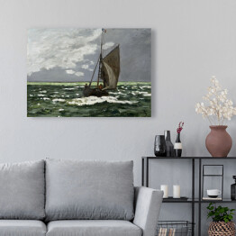 Obraz na płótnie Claude Monet Krajobraz morski Burza Reprodukcja obrazu