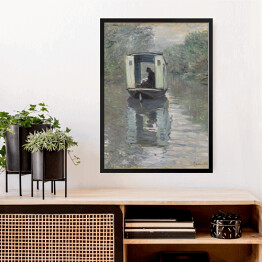 Obraz w ramie Claude Monet Atelier na łodzi Reprodukcja obrazu