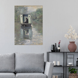 Plakat Claude Monet Atelier na łodzi Reprodukcja obrazu