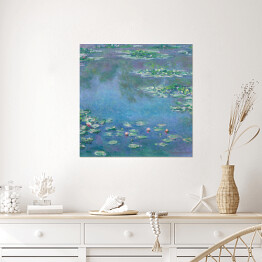 Plakat samoprzylepny Claude Monet " Lilie wodne" - reprodukcja