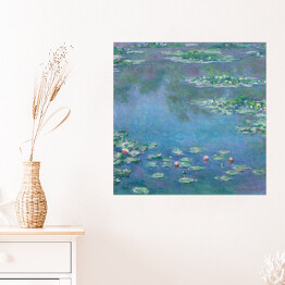 Plakat samoprzylepny Claude Monet " Lilie wodne" - reprodukcja