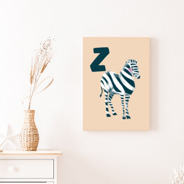 Obraz klasyczny Alfabet - Z jak zebra