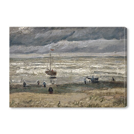 Obraz na płótnie Vincent van Gogh Plaża w Scheveningen w burzową pogodę. Reprodukcja