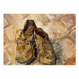 Plakat samoprzylepny Vincent van Gogh Buty. Reprodukcja