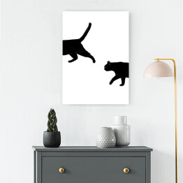 Obraz klasyczny Spacerujące koty