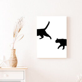 Obraz na płótnie Spacerujące koty