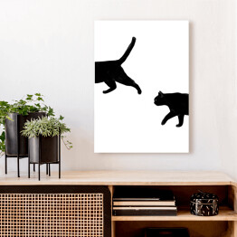 Obraz klasyczny Spacerujące koty