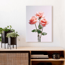 Obraz klasyczny Bukiet. Trzy róże